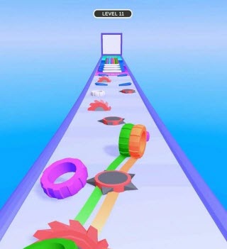 五彩轮胎游戏高清大图